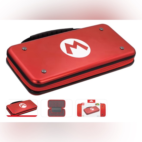 NWT - Hori Nintendo Switch Super Mario Aluminum Heavy Duty Case - Picture 5 of 7